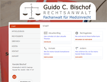 Tablet Screenshot of anwalt-bischof.de
